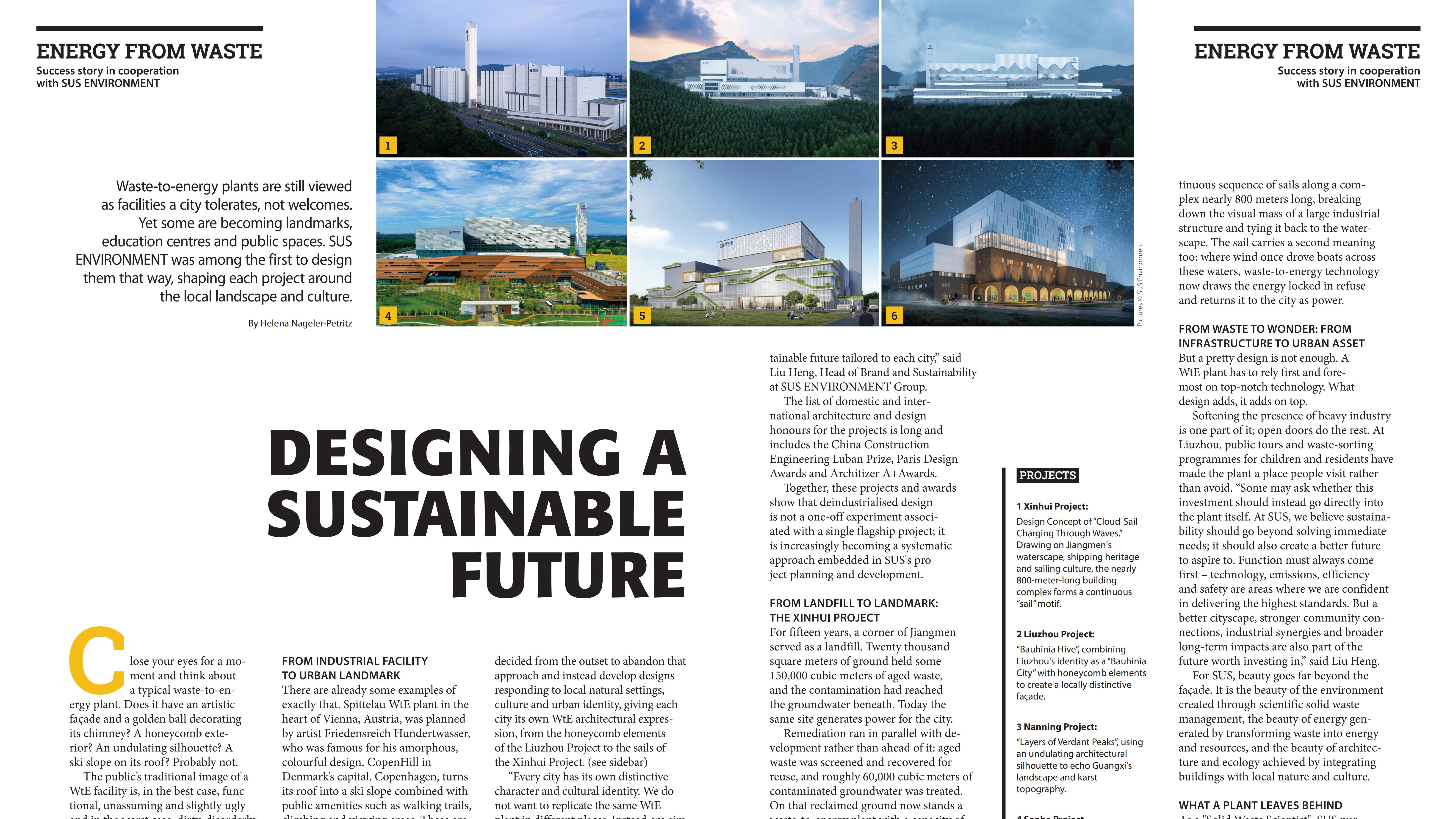 SUS ENVIRONMENT Draws International Attention for Transforming Waste-to-Energy Plants into Sustainable Urban Assets